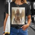 にセクシーな天使の女の子 ホットブロンドエンジェルピンナップガール Tシャツ 彼女への贈り物