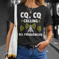 へのギフト アマチュア無線オペレーター Tシャツ 彼女への贈り物