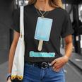 アイスバー・ソーダ／夏【サマータイム】アイスクリーム ポップ リゾート かわいい Tシャツ 彼女への贈り物
