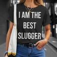 アイ・アム・ザ・ベスト・スラッガー 長袖tシャツ Tシャツ 彼女への贈り物
