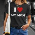 アイ・ラヴ・マイ・マム Tシャツ 彼女への贈り物