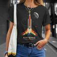 アルテミスii宇宙ロケット打ち上げミッショントゥザムーンアルテミス2 Tシャツ 彼女への贈り物
