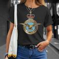 イギリス空軍 イギリス空軍 バッジパッチ Tシャツ 彼女への贈り物