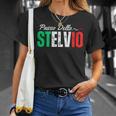 イタリア山アルプス旅行 パッソ・デッロ・ステルヴィオ メンズ レディース Tシャツ 彼女への贈り物