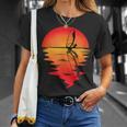 ウィンドサーフィン サンセット ウィンドサーフ メンズ レディース サーフィン Tシャツ 彼女への贈り物