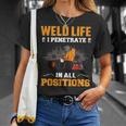 ウェルド ライフi 全ポジションに浸透 溶接 金属溶接 Tシャツ 彼女への贈り物