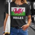 ウェールズ国旗tシャツ Tシャツ 彼女への贈り物