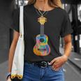 ウクレレ 楽器 モチーフ イラスト ウクレレ Tシャツ 彼女への贈り物
