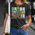 ウシュバテソロ 馬 競馬ファン デルマール サンタアニタ Tシャツ 彼女への贈り物