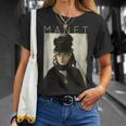 エドゥアール・マネ スミレの花束とベルテ・モリゾ Tシャツ 彼女への贈り物
