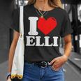 エリの名前が大好き Tシャツ 彼女への贈り物