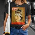 エリザベス女王 ファンビンテージポスター 英国王 Tシャツ 彼女への贈り物