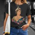 エリザベス女王2世 イギリスの王冠 マジェスティ エリザベス女王 Tシャツ 彼女への贈り物