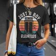 エレベーターが大好きな少年 エレベーターメカニック エレベーター。 Tシャツ 彼女への贈り物