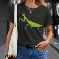オオカマキリ_昆虫_蟷螂_かまきり Tシャツ 彼女への贈り物