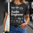 オーディオエンジニア コーヒー好き 音楽スタジオ サウンド Dj好き Tシャツ 彼女への贈り物