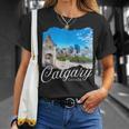 カナダのお土産カルガリー Tシャツ 彼女への贈り物