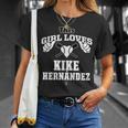 キケ・ヘルナンデス This Girl Loves Gameday Tシャツ 彼女への贈り物
