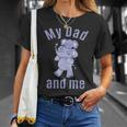 キッズ お父さん お父さん 息子 娘 ゾウ 男の子 女の子 Tシャツ 彼女への贈り物