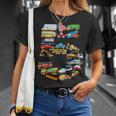 キッズ 男の子の車、消防車の5歳の誕生日 Tシャツ 彼女への贈り物