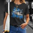 キハダマグロ釣り 大物漁師 Tシャツ 彼女への贈り物