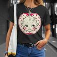 キューピー 赤ちゃん りんご 水玉 長袖tシャツ Tシャツ 彼女への贈り物