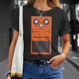 ギター ペダル アンプ 漫画 クール 音楽愛好家 ギフト Tシャツ 彼女への贈り物