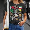 クウェート 手描きのシンボル クウェート地図 文化的アイコン Tシャツ 彼女への贈り物