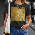 グスタフ・クリムトによるアデル・ブロッホ・バウアー1世の肖像1907 Tシャツ 彼女への贈り物