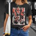 グラフィティテディベア エッジー ビンテージ レトロ アーバン ストリートウェア Tシャツ 彼女への贈り物