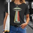 グルームネバダ湖レトロトップシークレットエリア 51 Ufo Uap エイリアン Tシャツ 彼女への贈り物