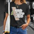 コアラ くん『親子』【どうぶつフレンズ】動物園 ゆるくてかわいい キャラクター Tシャツ 彼女への贈り物