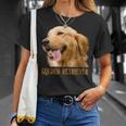 ゴールデンレトリバーの顔 ゴールデンレトリバーの犬の恋人 Tシャツ 彼女への贈り物