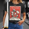 サイロシビンtシャツ レトロサイケデリックマジックマッシュルーム Tシャツ 彼女への贈り物
