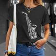 サックス サックス奏者 ミュージシャン サックス奏者 楽器 Tシャツ 彼女への贈り物