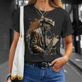 サックスを奏でるサックス奏者ジャズミュージシャン Tシャツ 彼女への贈り物