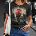 サムライ ビッグフット 日本のヴィンテージ 浮世絵 アート愛好家 Tシャツ 彼女への贈り物