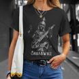 サラスヴァティ ヒンドゥー教女神マントラ サンスクリット Tシャツ 彼女への贈り物