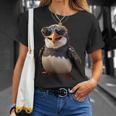 サングラスをかけたペンギン アニマル・フレンド ラブ・キュート・ペンギン Tシャツ 彼女への贈り物
