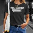 シックスパック 腹筋tシャツ、面白い6パック 腹筋tシャツ Tシャツ 彼女への贈り物