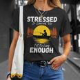 ストレスはファニーバスフライを十分に釣らないことが原因です Tシャツ 彼女への贈り物