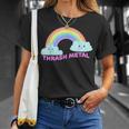 スラッシュメタルシャツ 皮肉な面白いスラッシュメタルミュージック Tシャツ 彼女への贈り物