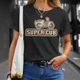 スーパーカブc100 原付バイク レトロジャパン 長袖tシャツ Tシャツ 彼女への贈り物