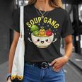 スープギャング かわいい 野菜 ボウル入り かわいい 料理 楽しい Tシャツ 彼女への贈り物