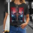 セクシーガールグラフィックtシャツ セクシービキニモデル&エキゾチックカー Tシャツ 彼女への贈り物
