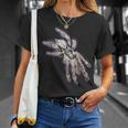 タランチュラホワイトスパイダートーゴスターバーストヒヒ Tシャツ 彼女への贈り物
