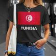 チュニジア国旗tシャツ Tシャツ 彼女への贈り物