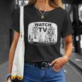 テレビを見る Tシャツ 彼女への贈り物