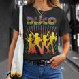 ディスコtシャツ ヴィンテージスタイルダンシングレトロディスコシャツ Tシャツ 彼女への贈り物