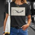 トカゲのレントゲン写真 Tシャツ 彼女への贈り物